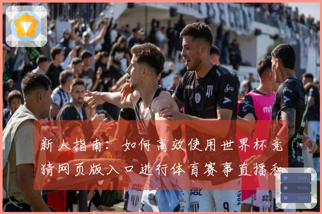 新人指南：如何高效使用世界杯竞猜网页版入口进行体育赛事直播和互动体验
